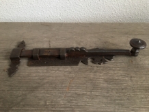 Schuifslot 40cm - klassiek - antiek ijzer