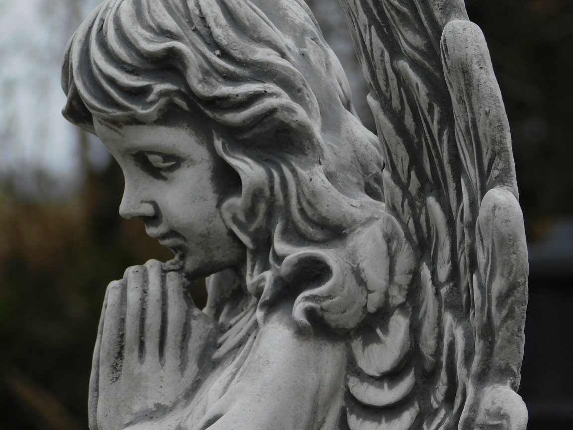 Statue Angel - 55 cm - Stone