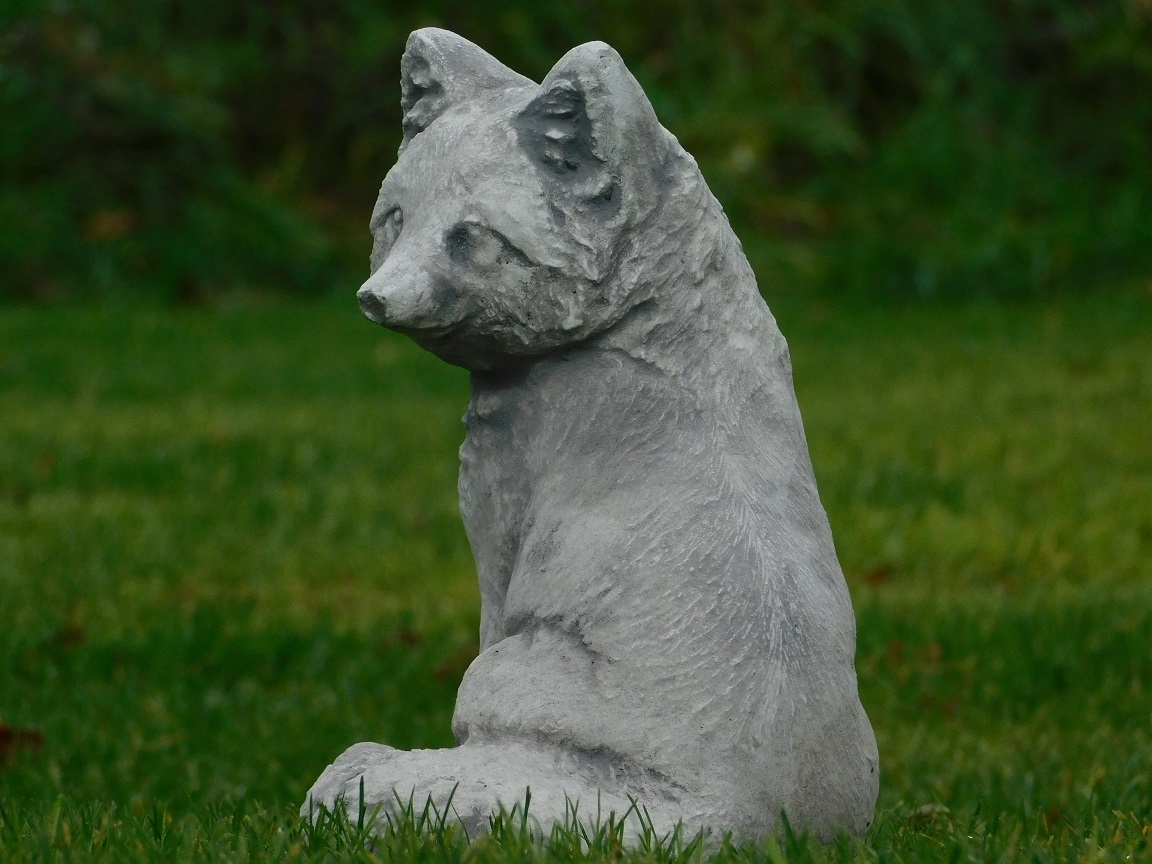 Statue Fox - Full stone - Animal sculpture