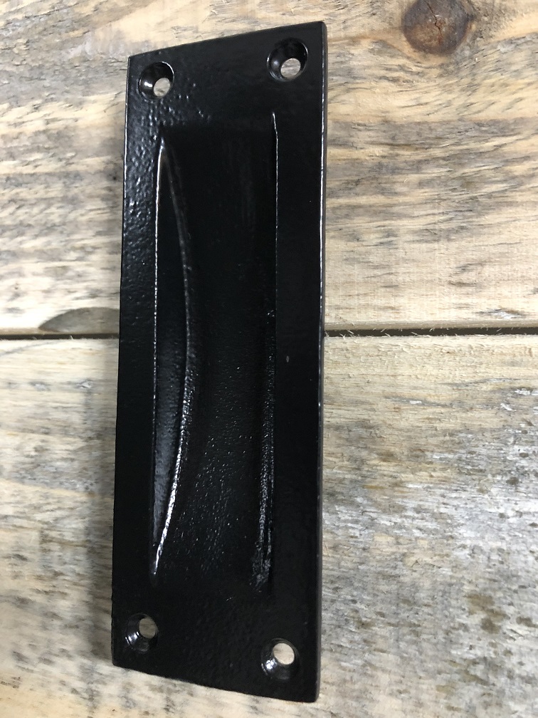 Komgreep - schuifdeur handvat, mat zwart