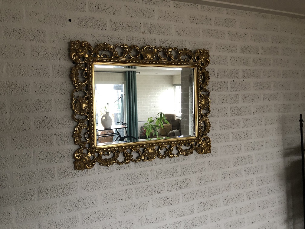 Mooie Oude Antieke Spiegel Voorzien Van Mooie Houten Messing Rand Countryclassicdesign Alle Accessoires Voor In En Om Uw Huis Maak Van Je Huis Een Thuis