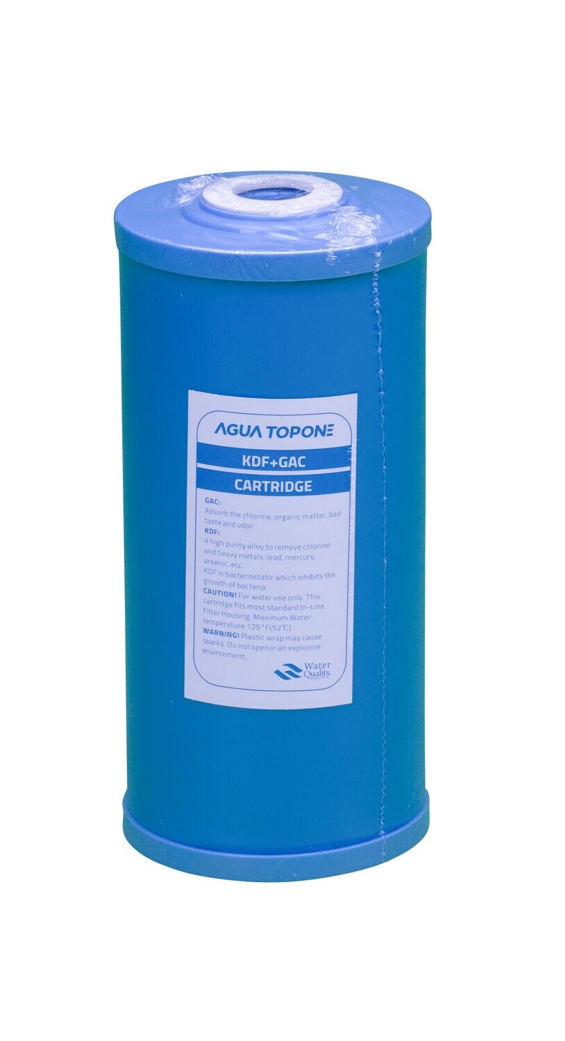 KDF, 25 cm, waterfilter voor chloor en metaal