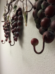 Kapstok Druiven - 3-Haaks - Wijnrank