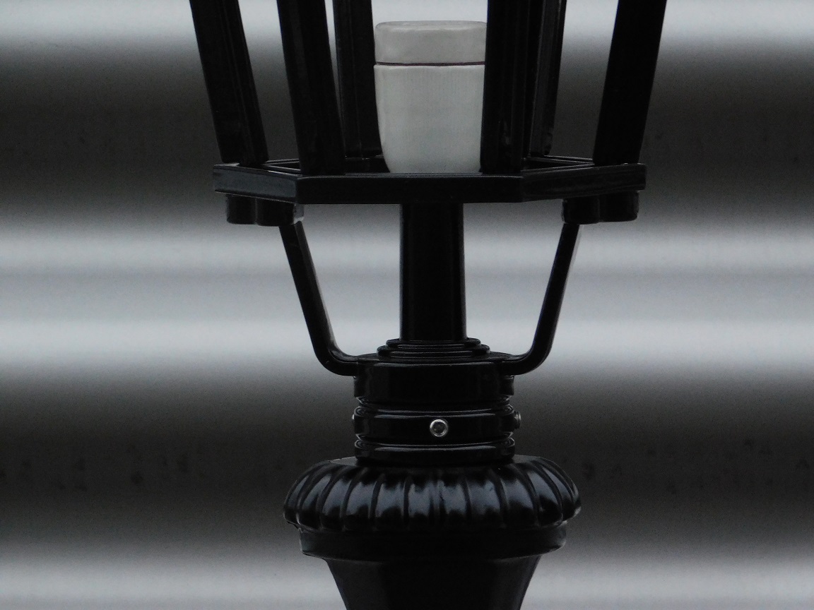 Laterne 'Paris - starke Außenlampe (194cm) - schwarz