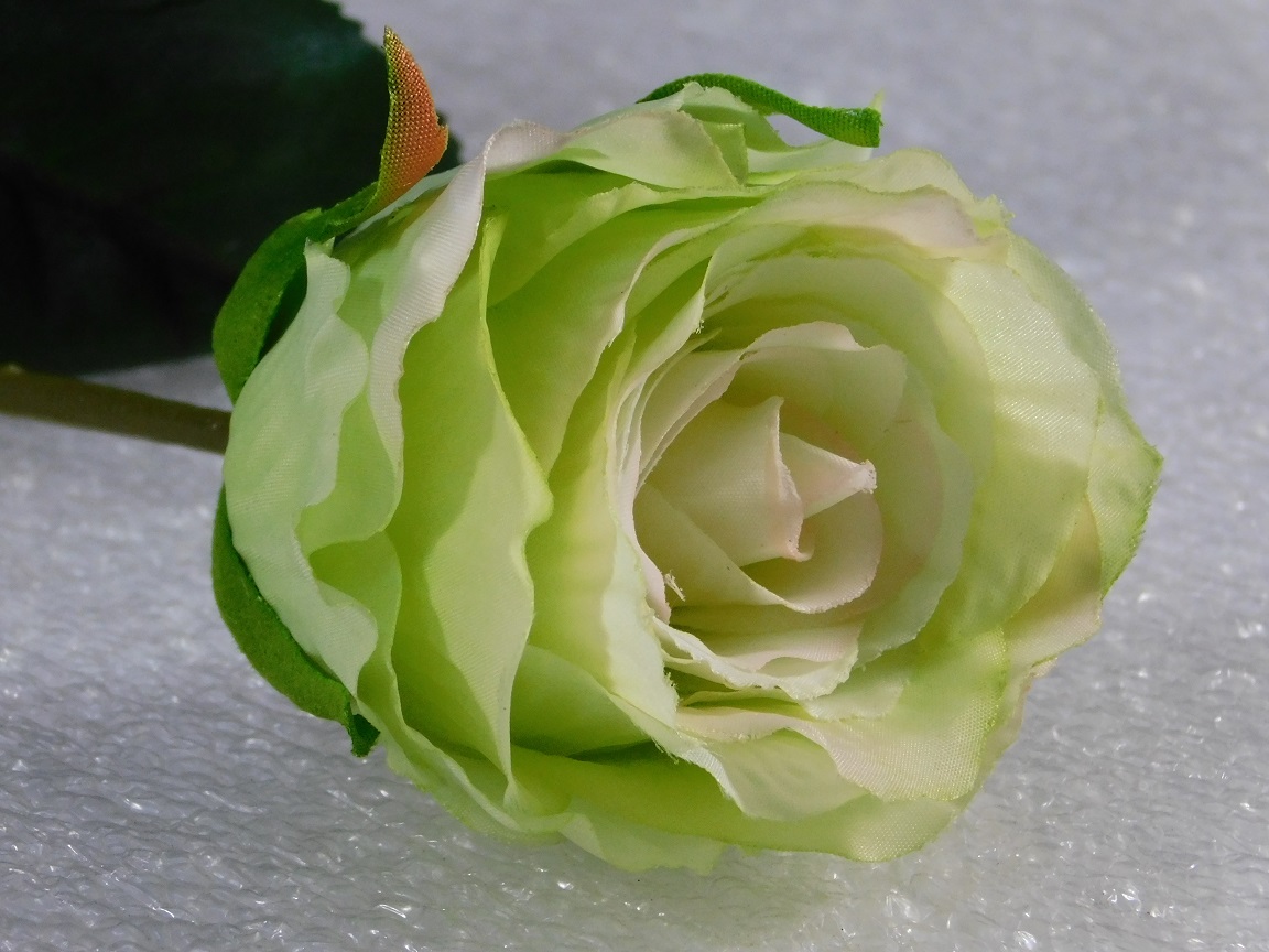 Künstliche Rose Steel - Grün Rosa - 49 cm