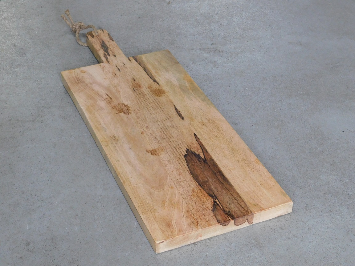 Serveerplank XL  - hout - 78 cm - met handvat