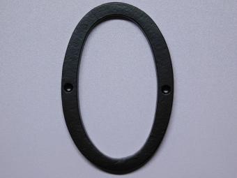 House number 0 - Extra Large - Black