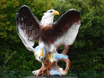 Eagle with Spread Wings - 55 cm - Polystone