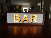 LED-teken neon, voor in een restaurant, 
