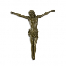 A bronze statue/sculpture of the body of Christ, for the wall