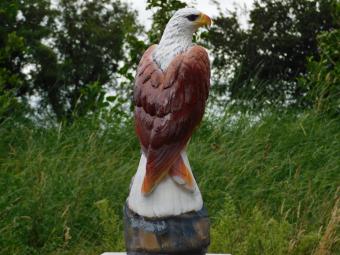 Dekorativer Adler, braun – 50 cm – Polystone