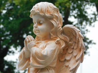 Angel Statue – 33 x 24 cm – Polystone