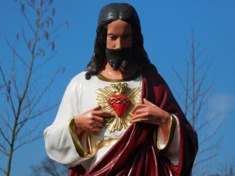 Sacred Heart Statue of Jesus – 95 cm – Polystone