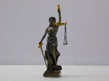 Statue Gerechtigkeit - Bronze-Look - Polystone