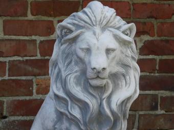 Lion Statue - 60 cm - Solid Stone