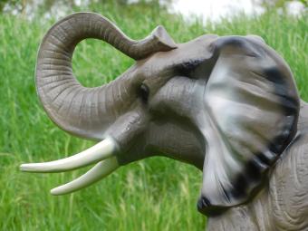 Statue Elefant - 90 cm - Polystone