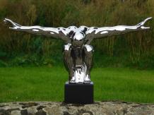 Ceramic ''Olympian'' Statue - Chrome Finish