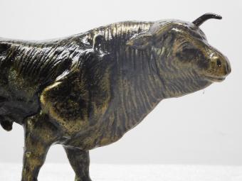 Statue Bull - Money box - 27 cm - Cast iron