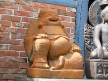 Boeddha XL - oxide - steen
