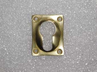 Rechteckige Zylinderrosette – 47 x 37 mm – Messing