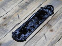 Door handle dragon guard | medieval style | iron | black
