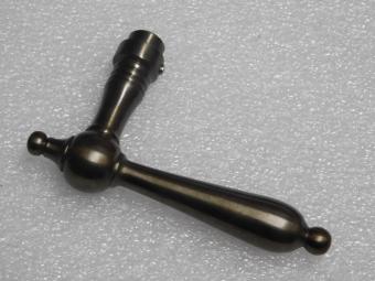 Classic Door Handle - Dark Patinated Brass