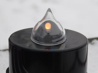 Electric Grave Candle - Black - Lantern