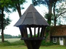 Handgemaakt Vogelvoederhuis - Robuust - 210 cm - Hout
