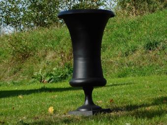 Große robuste Vase – 95 cm – Schwarz – Vintage