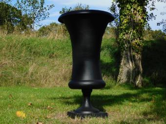 Große robuste Vase – 95 cm – Schwarz – Vintage