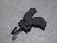 Wall hook Rooster - cast iron - robust