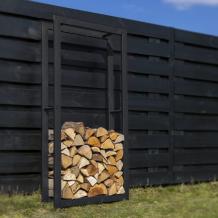 Wood storage - Black - L - Iron