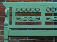 Wooden Garden Bench - 150 cm - Vintage Green