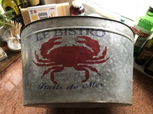 A very beautiful decorative zinc bowl with the text 