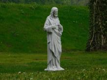 Jesus Sacred Heart statue - full stone