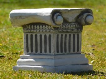 Small Pedestal - 23 x 23 cm - Stone - Classic Design