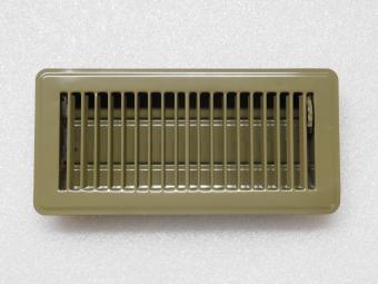 Verstellbarer Luftgrill - Rechteck - Braun - Metall