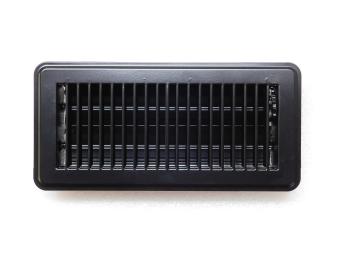 Adjustable Air Grill - Rectangle - Black - Metal