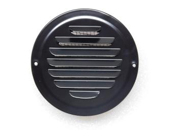Entlüfter mit Netz - 14,5 cm - Rund - Metall