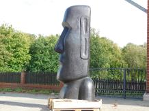 Moai Statue XXL - 180 cm - Black