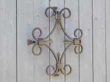 Wrought iron window grille door grille black - iron grille antique