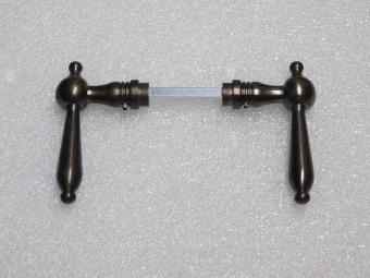 Türgriff-Set Revo – Dunkel patiniertes Messing