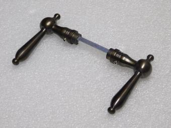 Türgriff-Set Revo – Dunkel patiniertes Messing