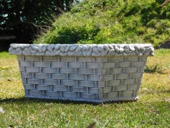 Elegant Stone Flower Box - 90 cm - Stone