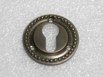 Slotrozet PC - Rond - Donker Gepatineerd Messing