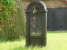 Stehbrunnen - 85 cm - Alu - Rustikales Braun