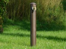 Free-standing water tap - Alu - Round - Dark brown