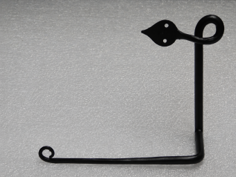 Toilettenpapierhalter Pfeil - Schmiedeeisen - Schwarz