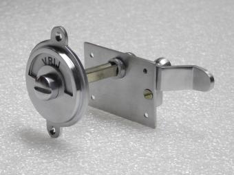 Toilet Flip Latch – Vrij / Bezet – Matte Nickel