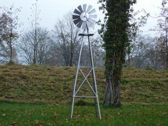 Windmühle XL – 245 cm – Metall – US-Windrad